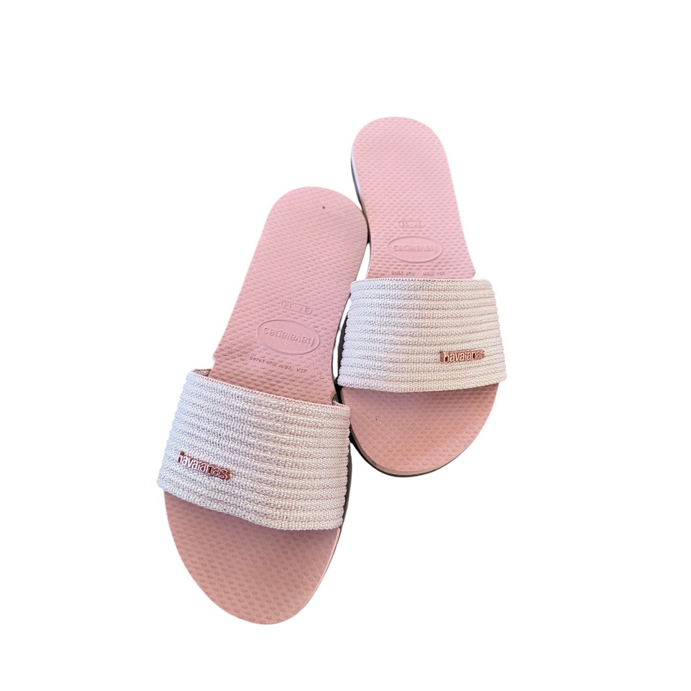 Havaianas You Saint Tropez Mesh Slides Women 7/8W Pink